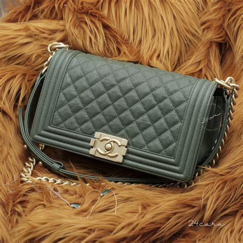 dark green chanel boy bag|Chanel boy bag for sale.